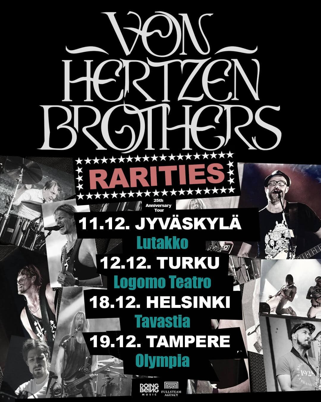 Von Hertzen Brothers Rarities Tour